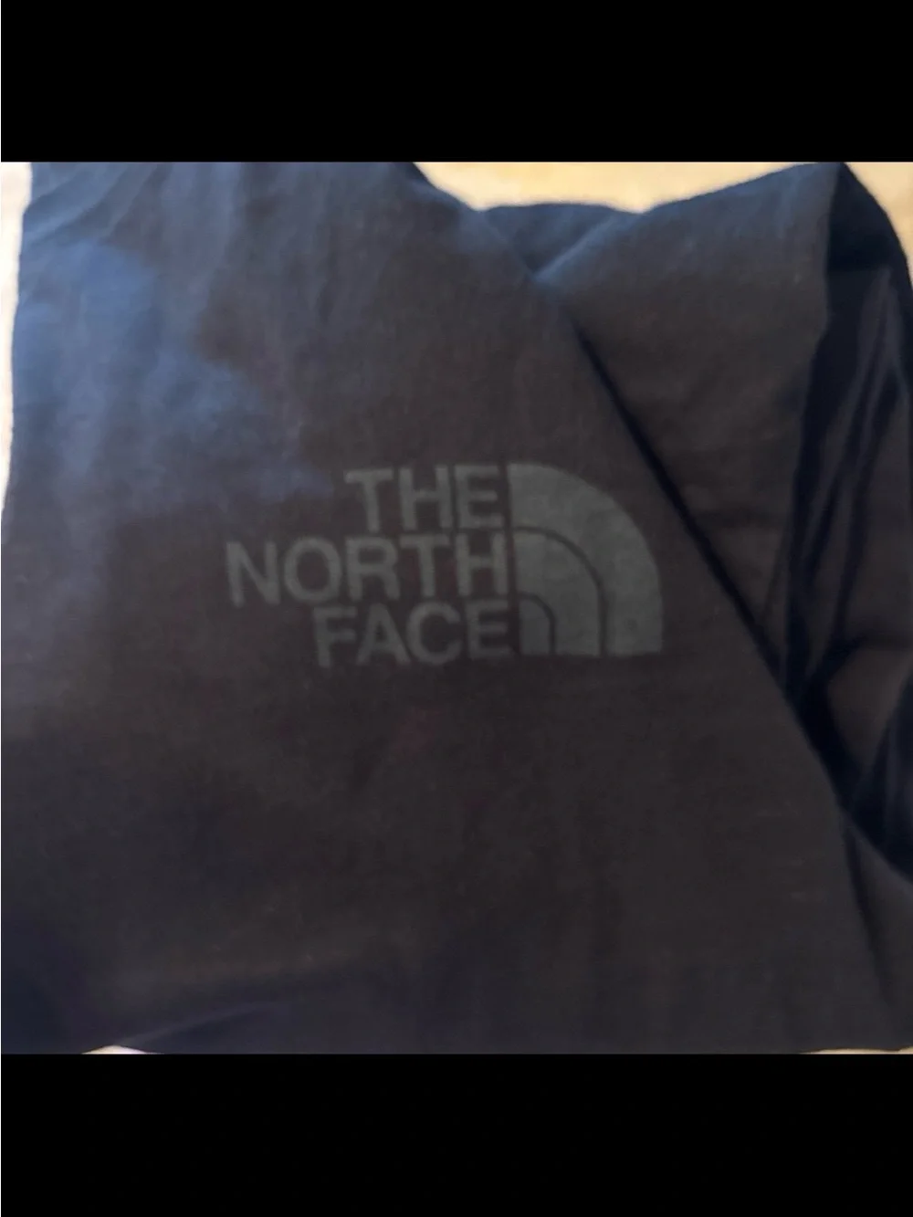 The North Face Black Long Sleeve Crew Tee with Subtle Logo